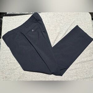 Calvin Klein Men’s Slim Fit Navy Blue and Black Checkered Dress Pants Size 38x30